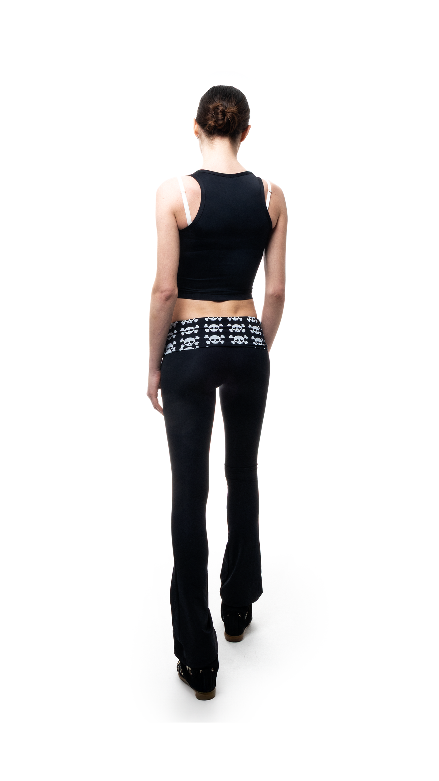 Cutie Skull Tank Top Black